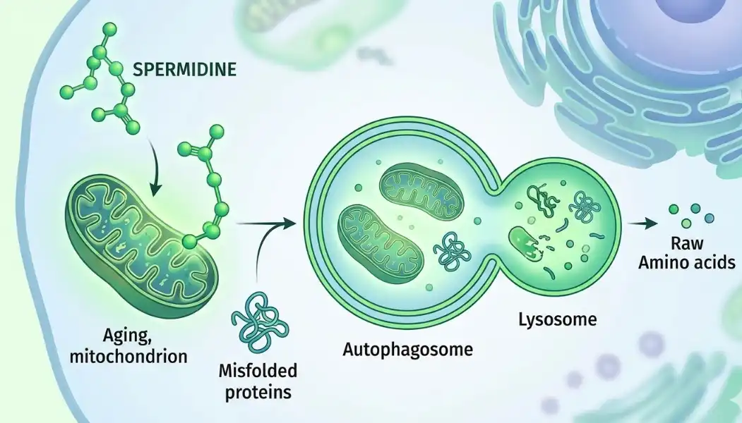 pure Spermidine Powder pure Spermidine Powder