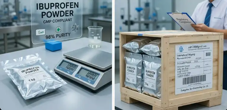 pure Ibuprofen Powder pure Ibuprofen Powder
