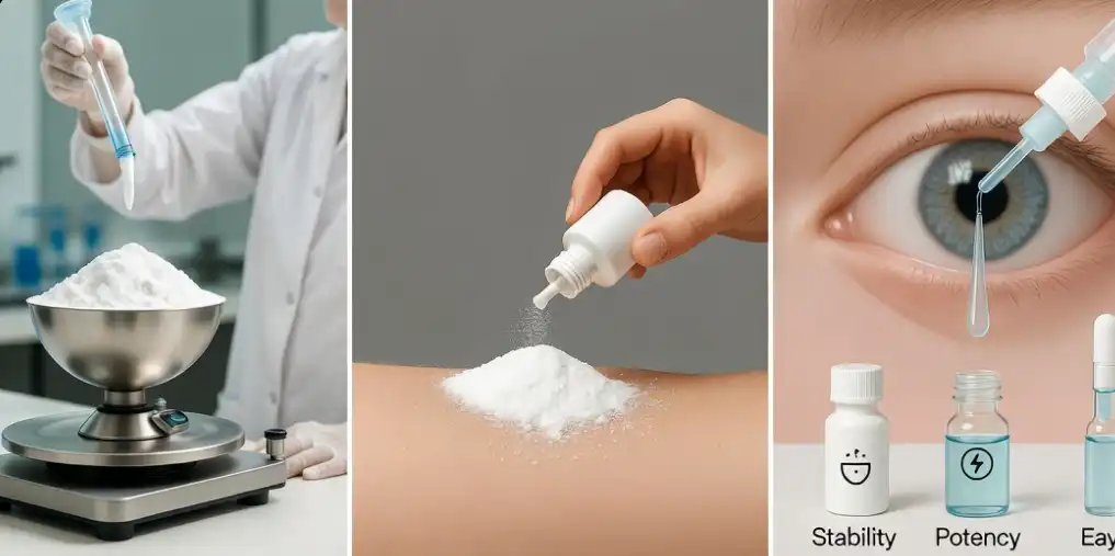 Tetracaine crystallization Powder