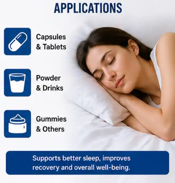 Pure Melatonin Powder Bulk Pure Melatonin Powder Bulk