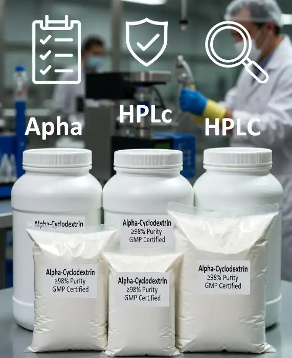 bulk Alpha-Cyclodextrin powder bulk Alpha-Cyclodextrin powder