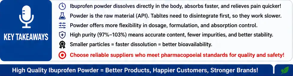 ibuprofen powder form