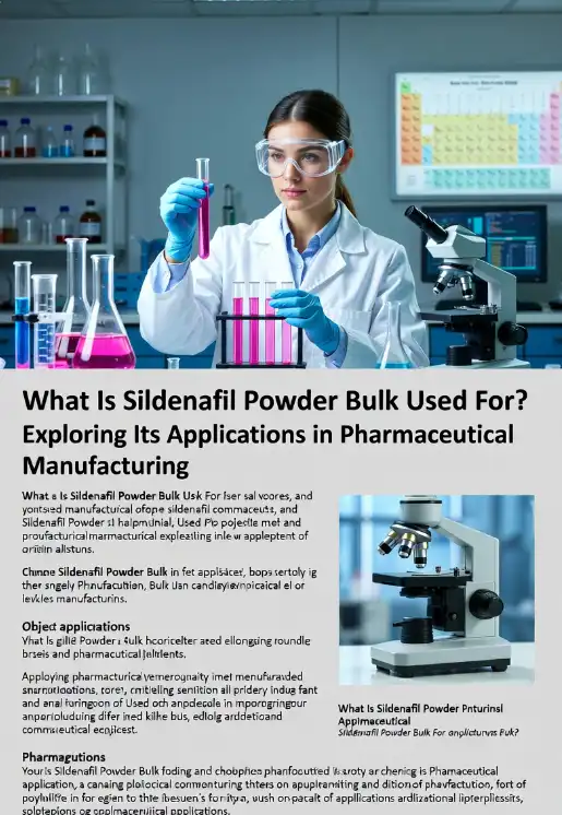 What Is Sildenafil Powder Bulk Used For? Exploring Its Applications in Pharmaceutical Manufacturing