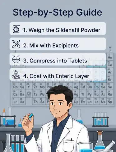 Step-by-Step Guide: How to Formulate Sildenafil Powder into Effective Tablets