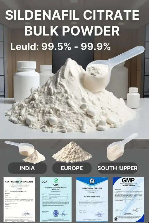 Best Sildenafil Bulk Powder for Pharmaceutical Manufacturing