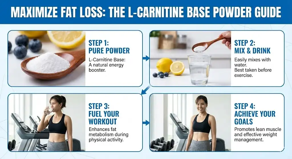 How to Use L Carnitine Base Powder for Effective Fat Burning and Weight Loss