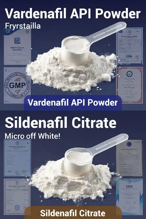 Vardenafil API Powder vs Sildenafil: Key Differences & Applications